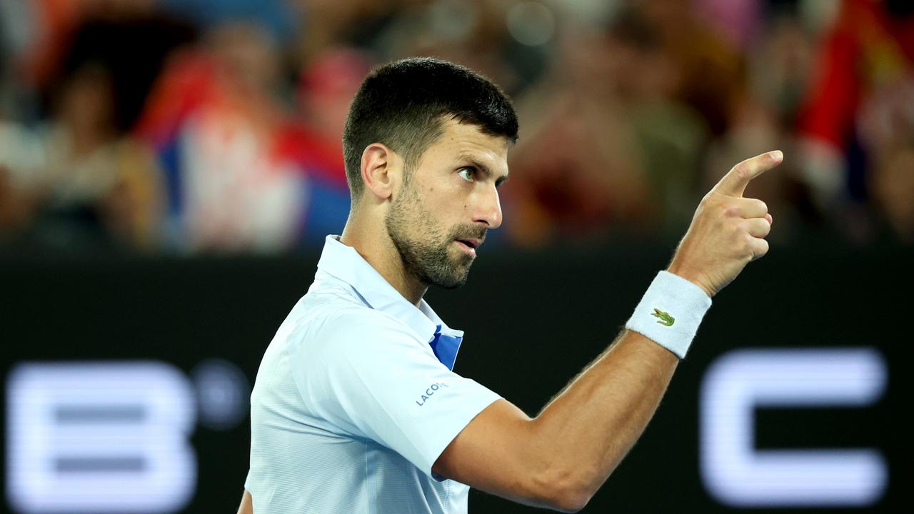 Djokovic has shown his frustration at times against the young Aussie. (Photo by Daniel Pockett/Getty Images)