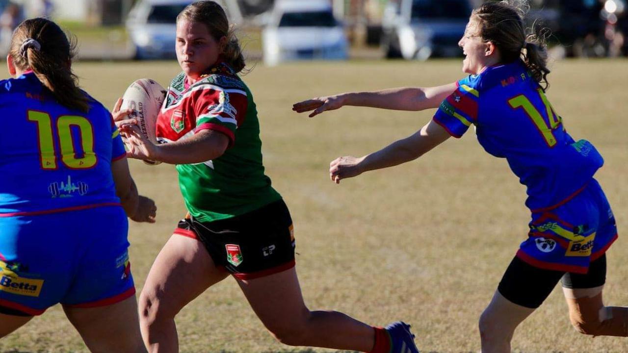 Nambour player A'Eisha Jeffs in action during the season.