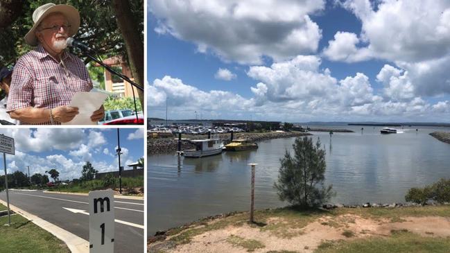 Russell Island landowner and bridge advocate Ian Olsson; Weinam Creek, where there are plans for a multistorey shopping complex, residential units and extra carparking; the Moore’s Rd carpark, where some of the land is flood-prone.