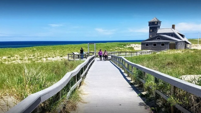 She was found in the dunes at Race Point Beach in Provincetown, Massachusetts. Picture: Google Maps