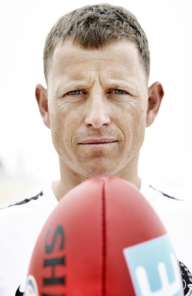 Brendon Bolton immediately made his mark at the start of Carlton’s pre-season. Picture: Colleen Petch