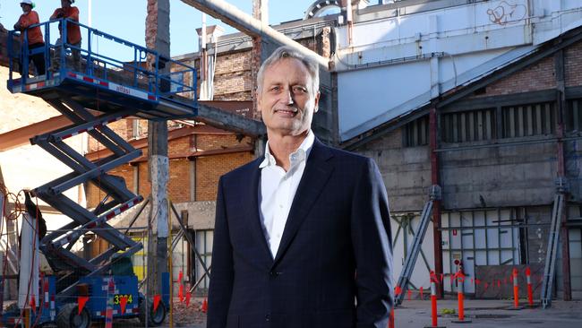 Hutchinson Builders chairman Scott Hutchinson has opened up on a difficult year for the company amid supply and labour shortages, and wet weather. Picture: Liam Kidston