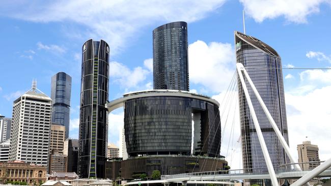 The Queen's Wharf complex in Brisbane. Picture: Steve Pohlner