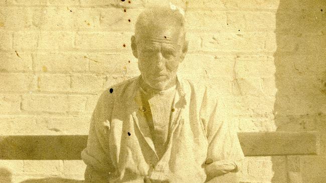 James Mitchell inside the Old Launceston Gaol in 1919. Picture: COURTESY OF BRIAN RIEUSSET