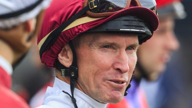 Glyn Schofield makes his comeback to race riding at Gosford on Wednesday. Picture: Getty Images