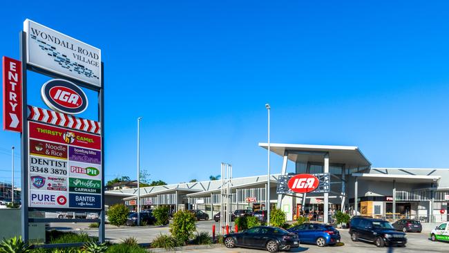 Wondall Road Village shopping centre at Manly West, sold for almost $16 million.