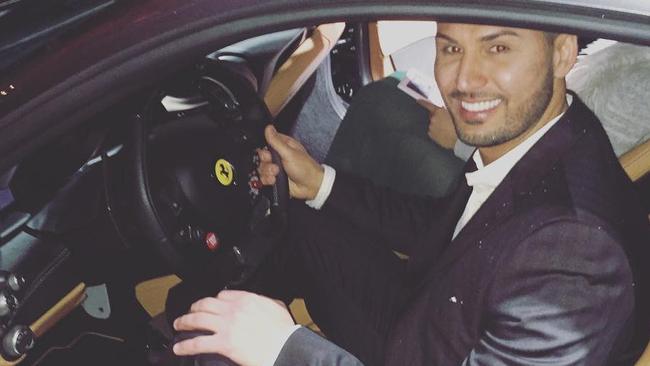 Salim Mehajer is expected to appear in Parramatta Local Court tomorrow. Picture: Instagram