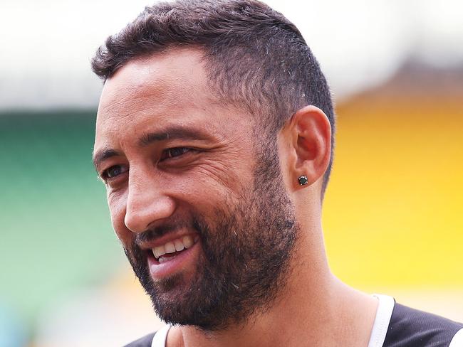 Benji Marshall at a Wests Tigers interview session at Concord Oval. Picture. Phil Hillyard