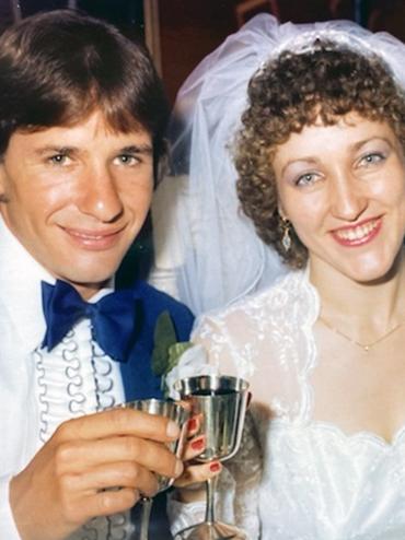 Robert and Julie Fenato were married on the same day in 1982, at St Benedict’s Catholic Church Smithfield.