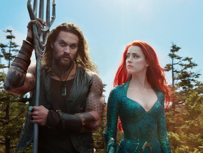 Amber Heard starred as Princess Mera in Aquaman alongside Jason Momoa. Picture: Warner Bros