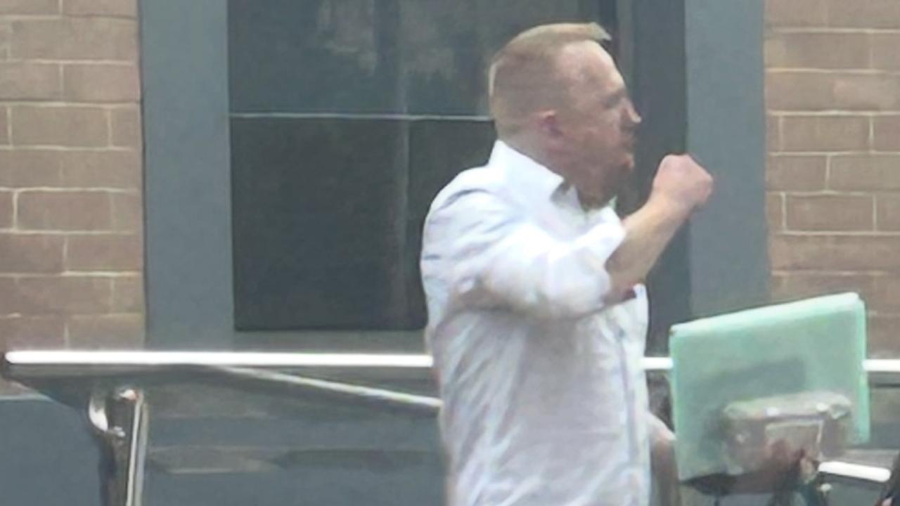Daniel Eric Myles leaving Wyong Local Court. Picture: NewsLocal