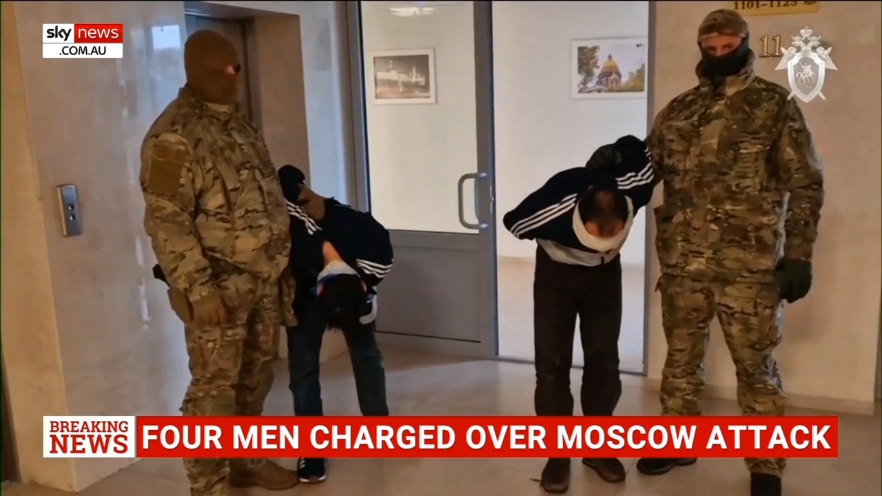 Four charged after terrorist attack on Moscow concert hall