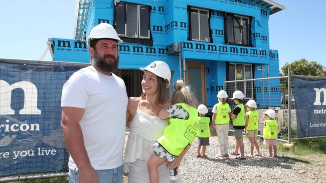 Danielle and Rhys Carroll also have plans to start a foundation to help secondary victims of domestic violence. Picture: Glenn Hampson