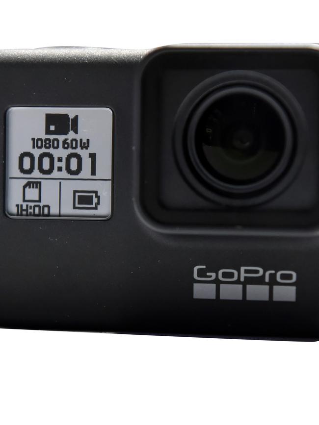 and a GoPro camera. Pictures: file