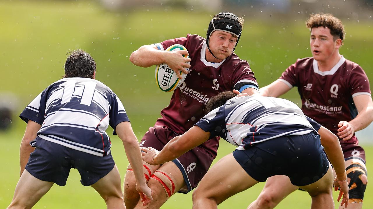 Saxon Thompson in action at the 2024 Australian Schools Rugby Championship. Picture: Rachel Wright