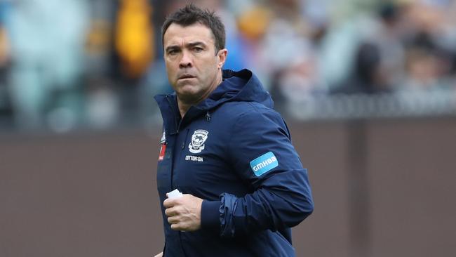 Cats coach Chris Scott has signed a contract extension. Picture: AAP