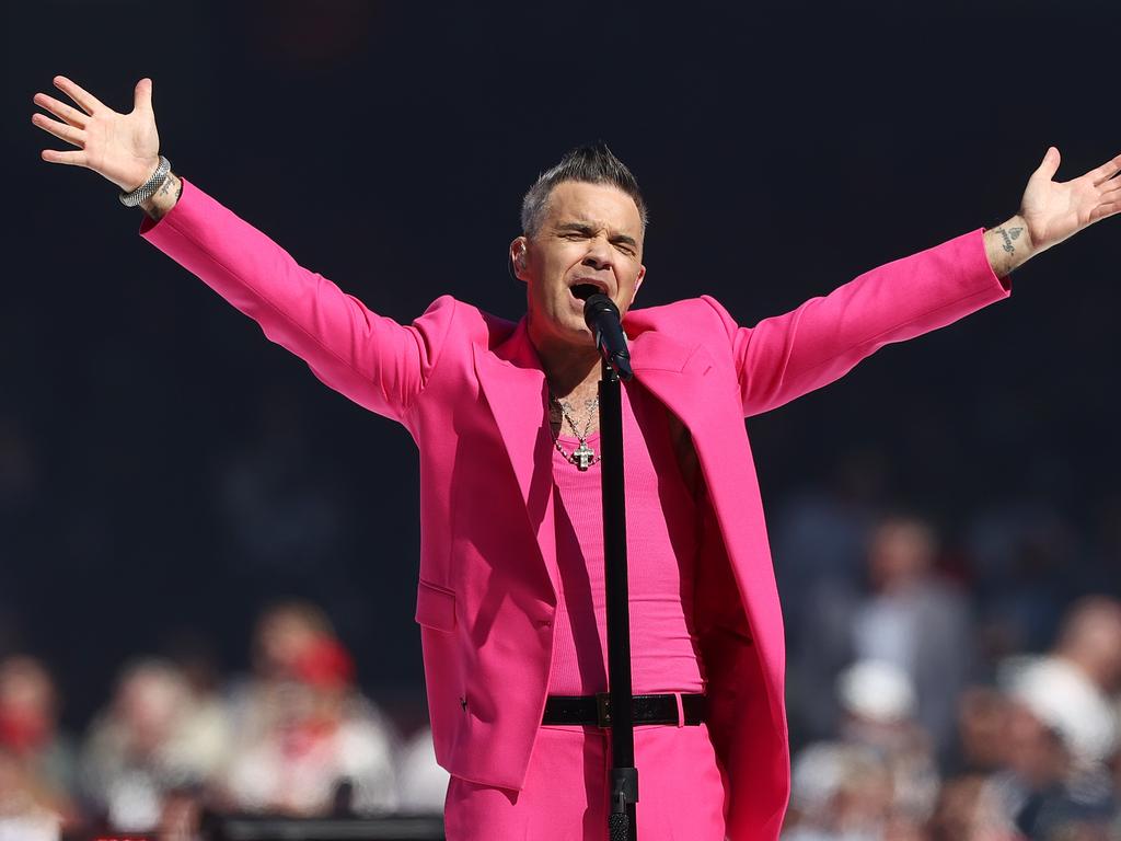 The superstar wowed Aussie fans at the 2022 AFL grand final. Picture: Michael Klein