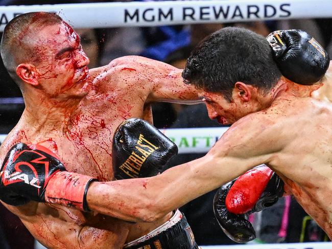 Tim Tszyu was in one of the bloodiest fights ever seen against Sebastian Fundora in Vegas last year. Picture: Tayfun Coskun/Anadolu via Getty Images