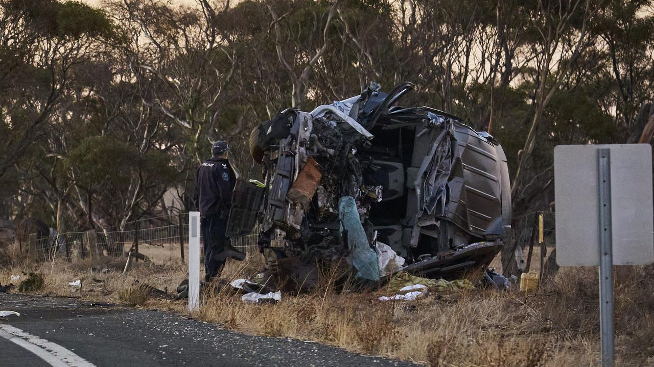 A 59-year-old from Sedan died in the three-vehicle crash Picture: Matt Loxton