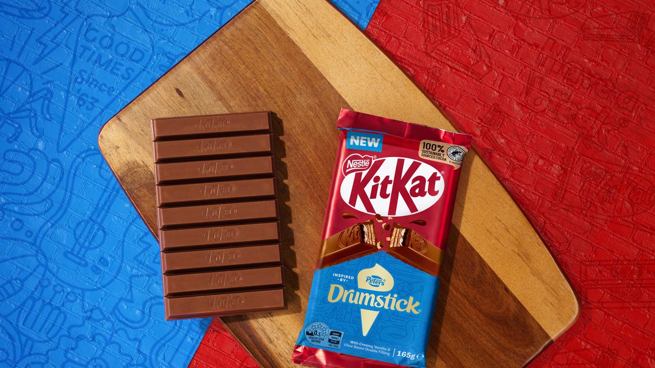 KitKat is collaborating with Drumstick for a brand new flavour. Picture: Supplied
