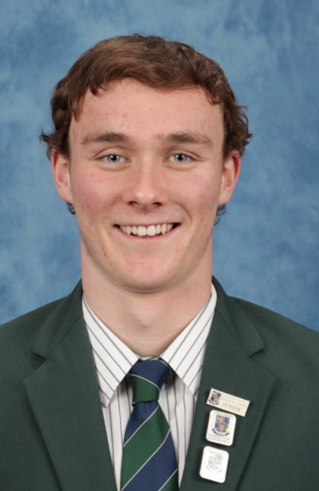 Sunshine Coast Grammar School Captain Edward Simon.