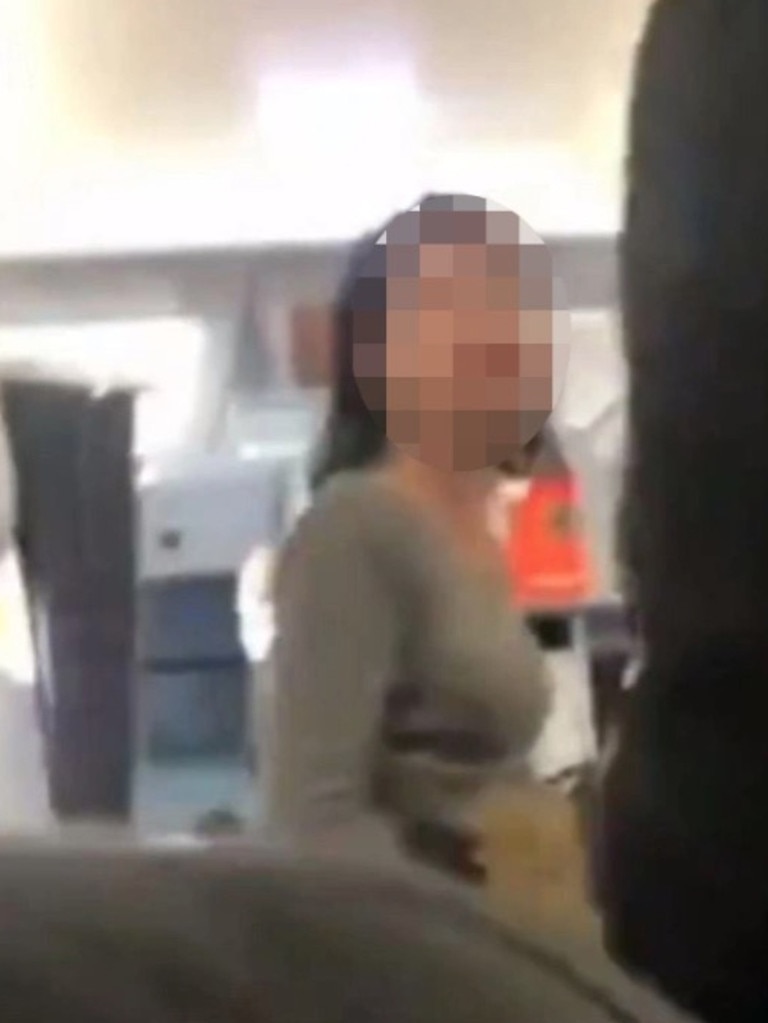 Woman thrown off easyJet flight. Picture: Jam Press