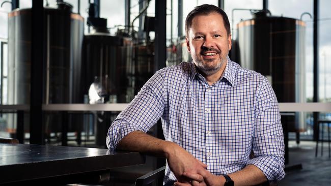 Chifley MP and Industry and Science Minister Ed Husic at Marsden Brewhouse. Photo: Tom Parrish