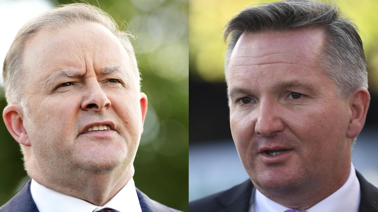 Anthony Albanese and Chris Bowen are the two declared candidates. Picture: AAP