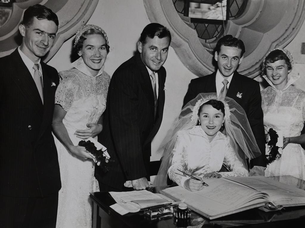 Elaine and Noel Sparksman were married on May 3, 1952 at St Stephen’s Cathedral in Brisbane.