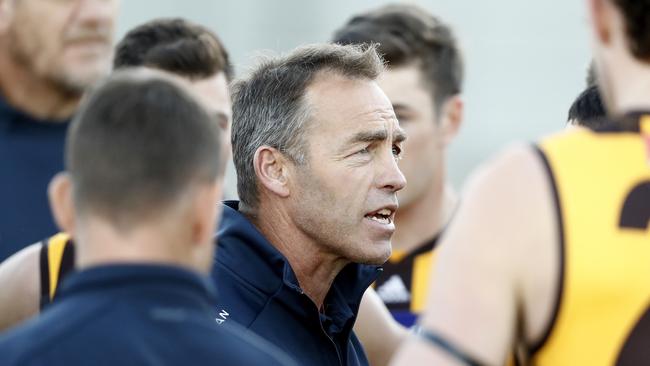 Clarko’s the man for the Hawks’ rebuild job — even if it will be a slog. Picture: AFL Photos/Getty Images