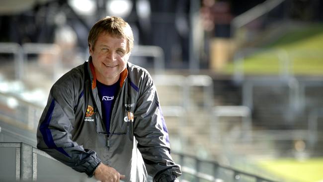 Former Australian Institute of Sport head coach Ron Smith, during his time as Perth Glory boss. Picture: Natalie Slade 