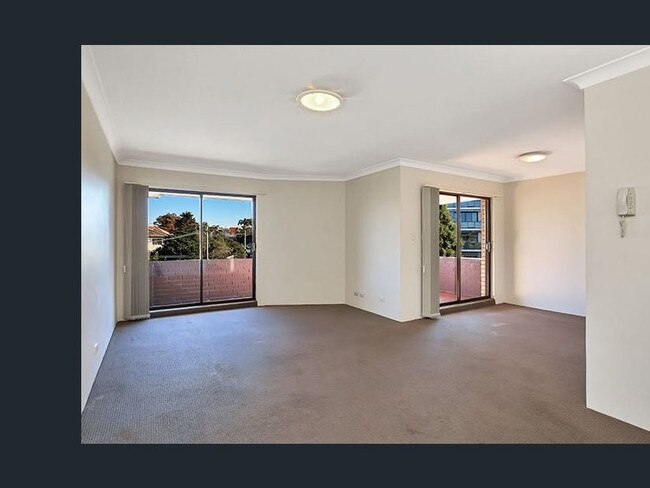 Koletti’s two-bedroom rental boasts “an airy balcony and new blinds”. Picture: Realestate.com.au