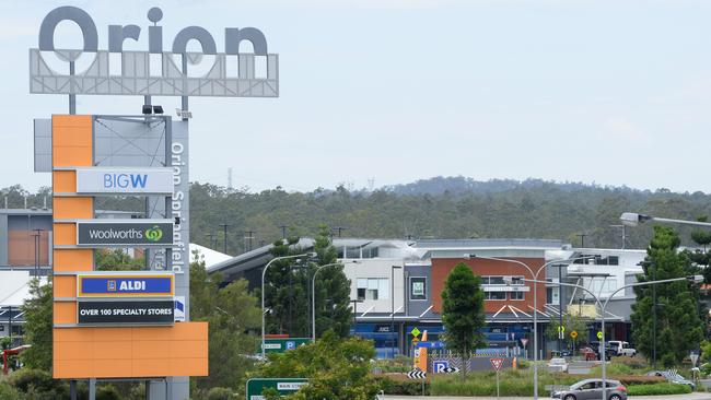 Orion Shopping Centre in Springfield. Photo: Rob Williams/The Queensland Times