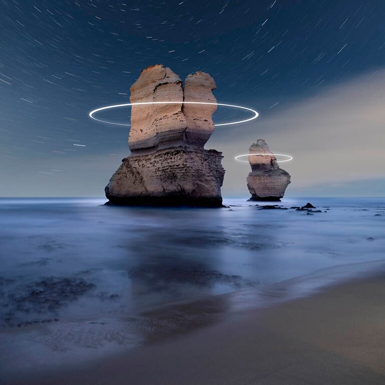 <p>Sea stacks, Great Ocean Road. Photograph: Dani Watson. daniellewatson.com.au| @daniwatsonau</p>