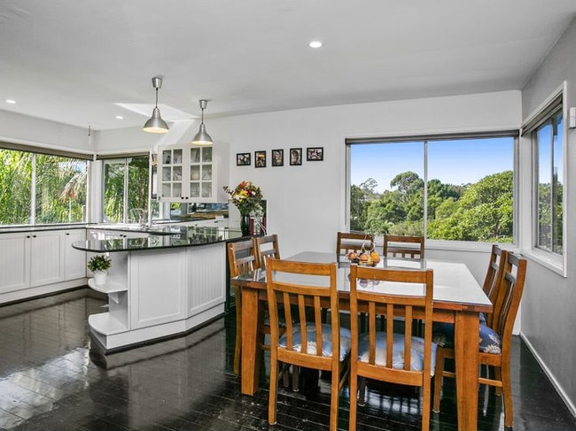 The kitchen is new and open-plan.