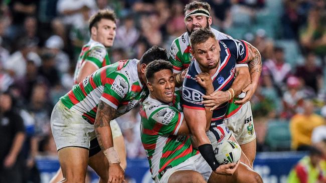 The Roosters were dominated in the middle of the field against South Sydney.