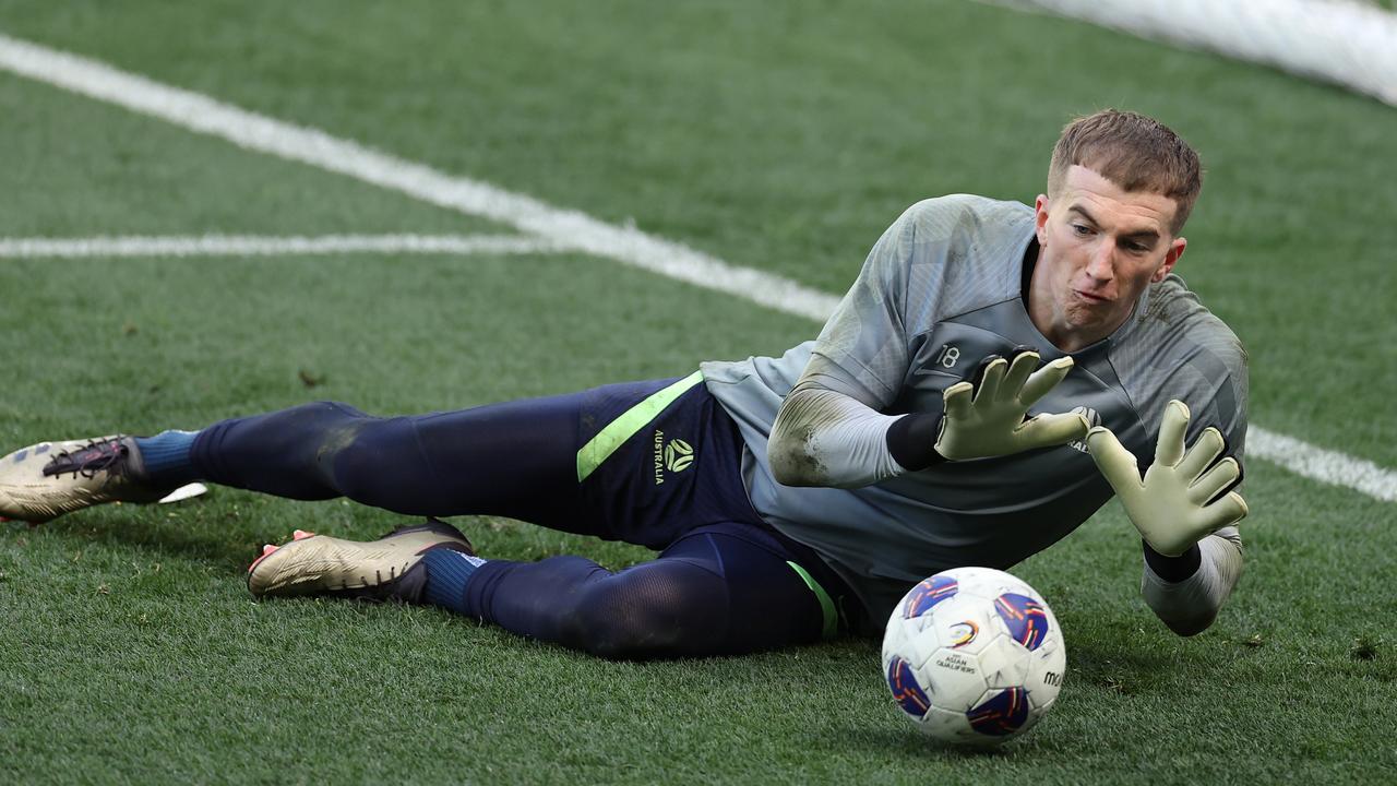 Socceroos goalkeeper Joe Gauci has joined Barnsley on loan from Aston Villa. Picture: Robert Cianflone/Getty Images