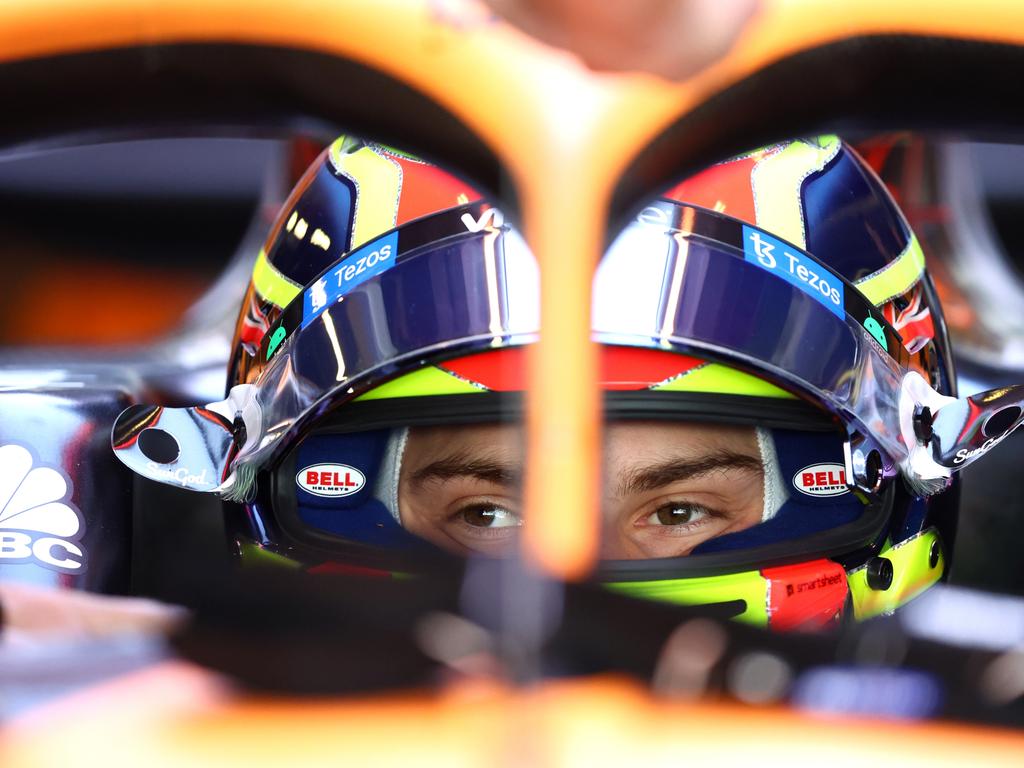 Oscar Piastri of Australia posted a faster time than his senior McLaren teammate Lando Norris. Picture: Bryn Lennon/Getty Images