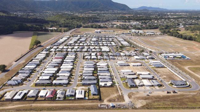 New home construction and house building under development at Mt Peter Estate in the Cairns southern growth corridor. Picture: Brendan Radke