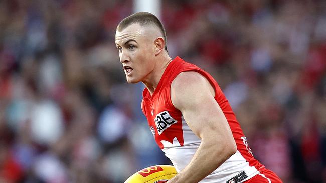 Sydney's Chad Warner during the Round 13 AFL match between the Sydney Swans and Geelong Cats at the SCG on June 9, 2024.. Photo by Phil Hillyard(Image Supplied for Editorial Use only - **NO ON SALES** - Â©Phil Hillyard )