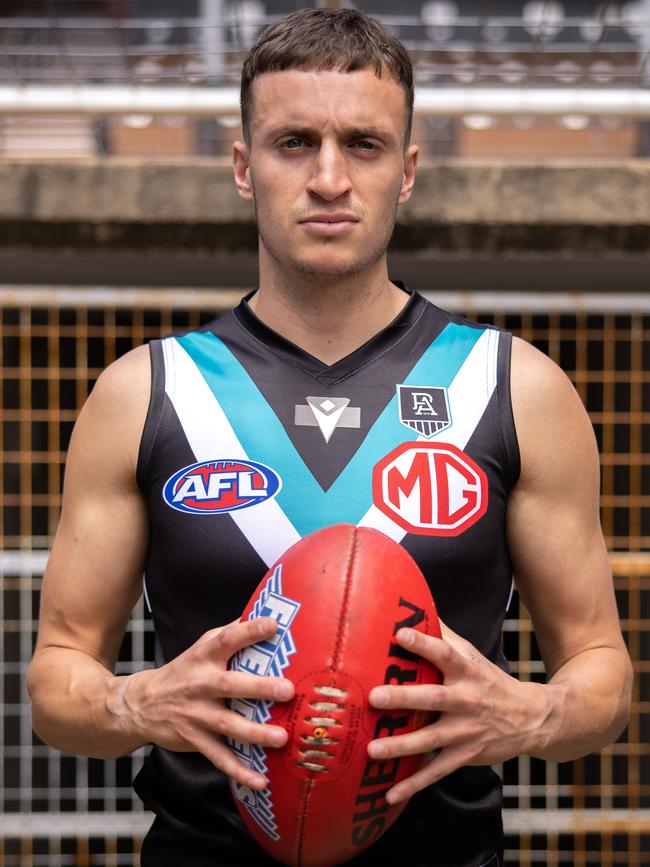 Orazio Fantasia has also hit the ground running at his new club, Port Adelaide. Picture: Daniel Kalisz/Getty Images