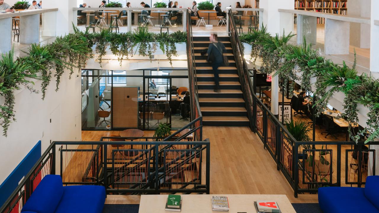 WeWork spaces are famously modern and bright.