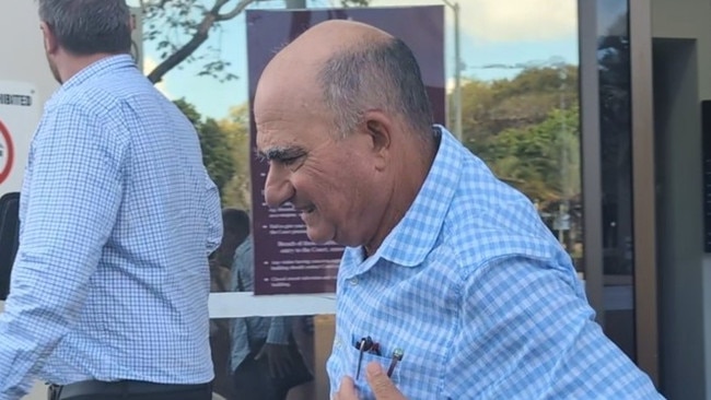 Territory Property Group managing director Ross Anthony Finocchiaro appeared before Darwin Local Court judge on Monday charged with interfering with authorised activities in June 2023. Â Picture: Zizi Averill