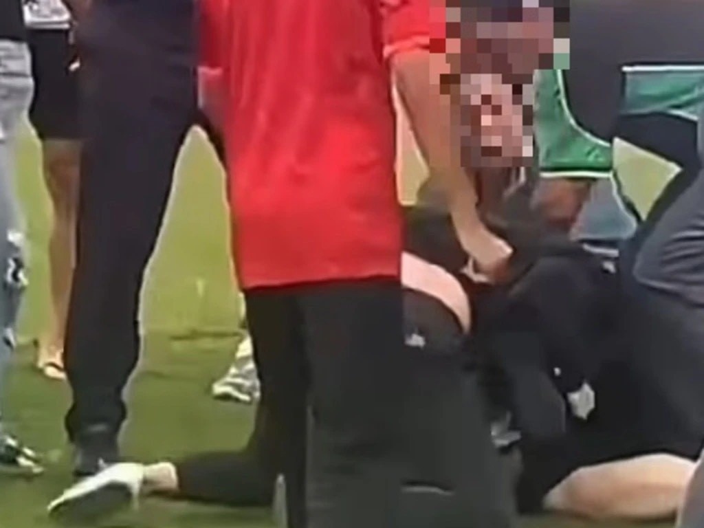 A video of a violent brawl that erupted at an U7's soccer match in Fairfield went viral on social media. Picture: Instagram/ @humansofbankstown