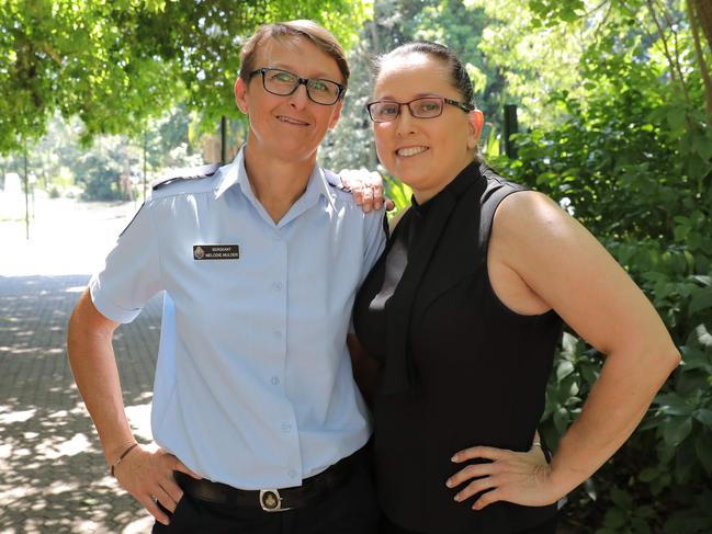 Pride of Australia. Melodie Mulder gave one of her kidneys to a work colleague last year after finding out she was the perfect match. Mel and Jodie are now best friends. Pic Mark Cranitch.