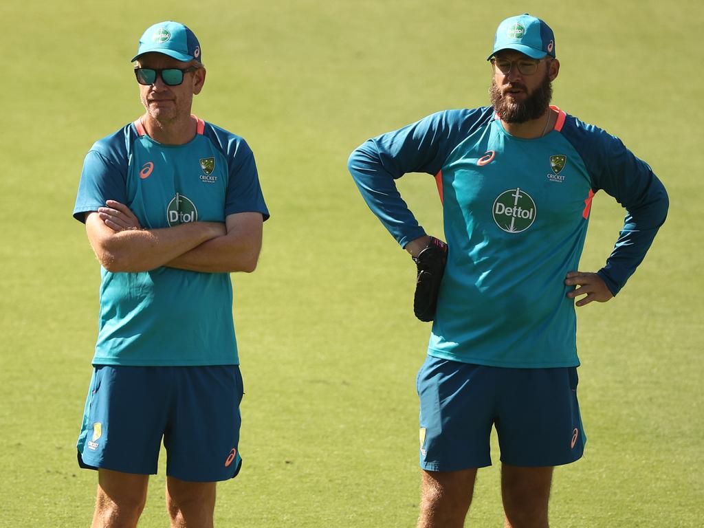 It’s been a busy 12 months for Australia coach Andrew McDonald and his staff. Picture: Robert Cianflone/Getty Images