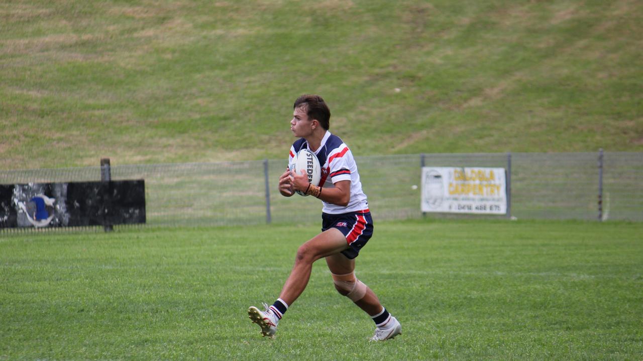 Koby Houghton of the Central Coast Roosters Andrew Johns Cup team. Picture: Kevin Merrigan