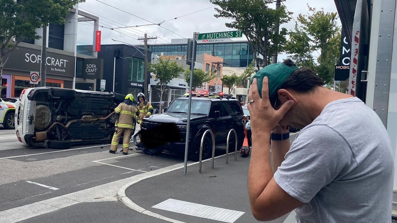 Teens arrested after allegedly smashing into Hawthorn champion’s car