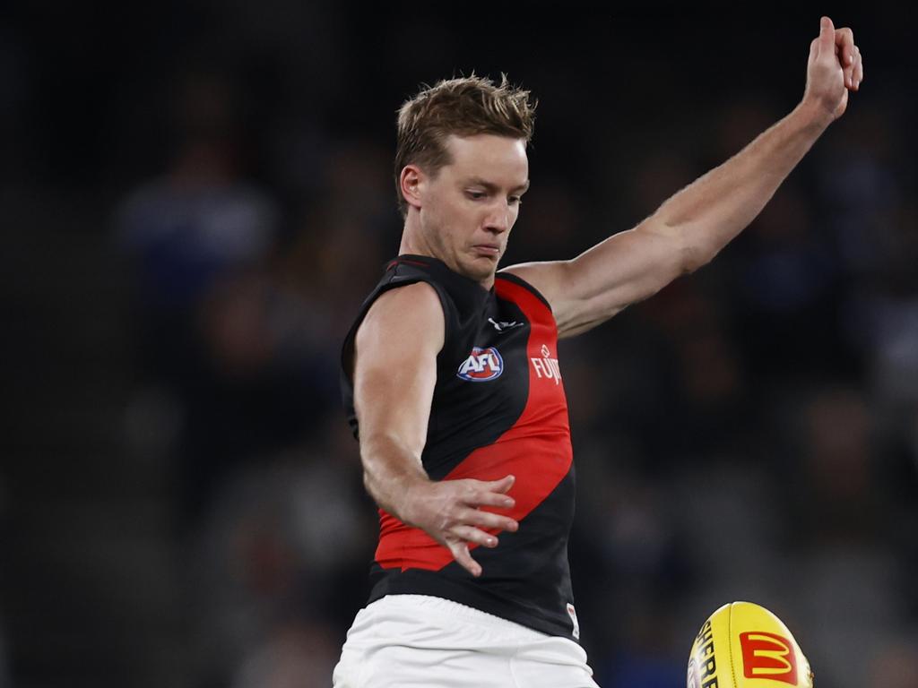 Darcy Parish is out of contract at the Bombers. Picture: Darrian Traynor/Getty Images