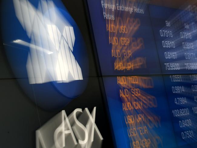 SYDNEY, AUSTRALIA - NCA NewsWire Photos NOVEMBER, 19, 2020: Digital market boards at the Australian Securities Exchange (ASX) in Sydney. Picture: NCA NewsWire/Joel Carrett